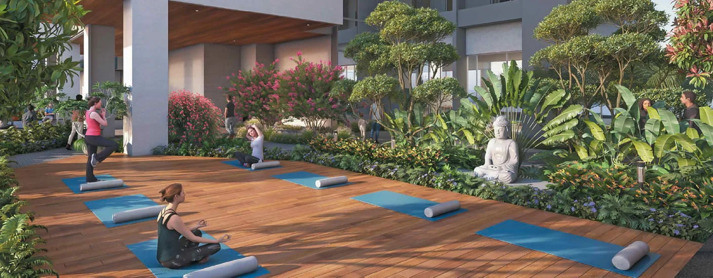 Nirman Cosmopolis Tathawade Yoga Deck Image